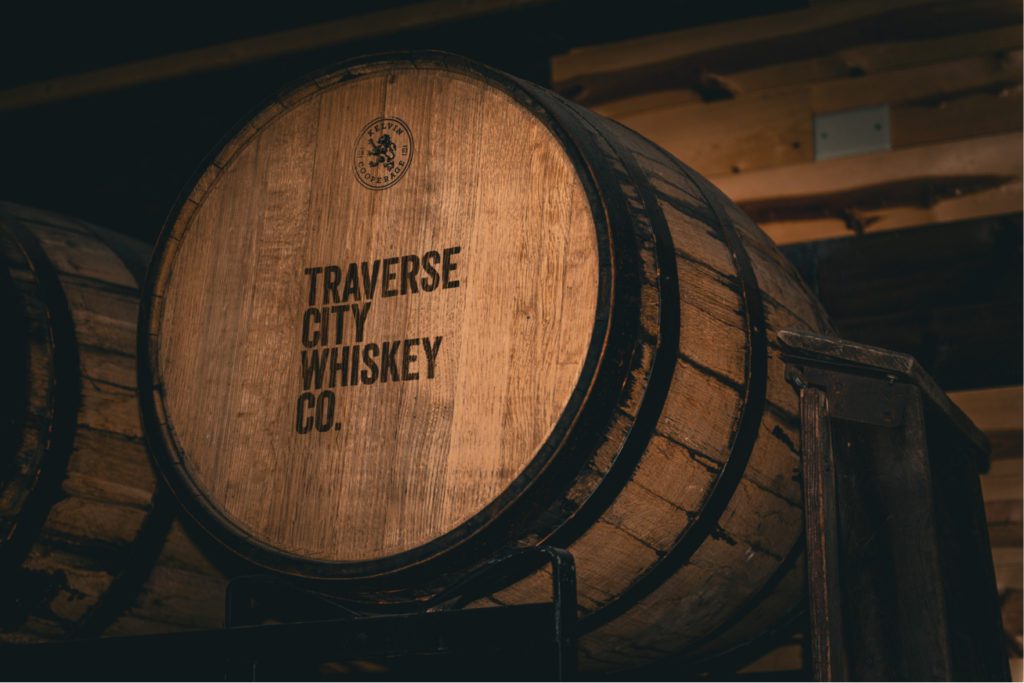 Barrel from Traverse City Whiskey Co.